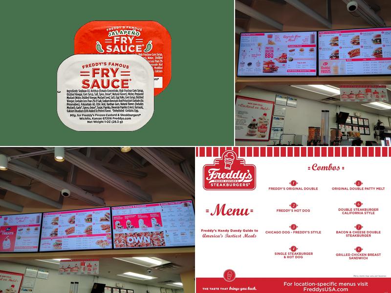 Freddy's Frozen Custard & Steakburgers Menu
