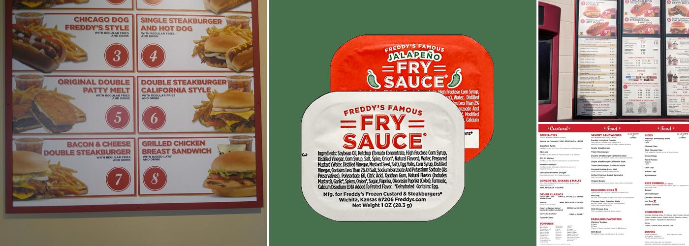 Freddy's Frozen Custard & Steakburgers Menu