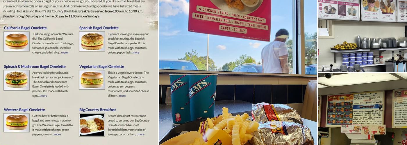 Braum's Ice Cream & Dairy Store Menu