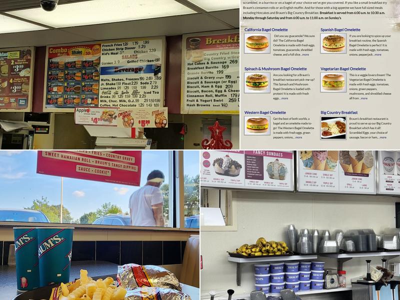 Braum's Ice Cream & Dairy Store Menu