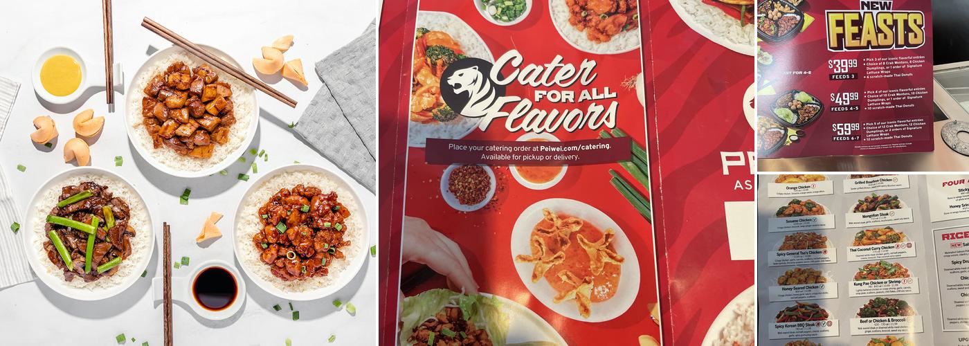Pei Wei Asian Kitchen Menu