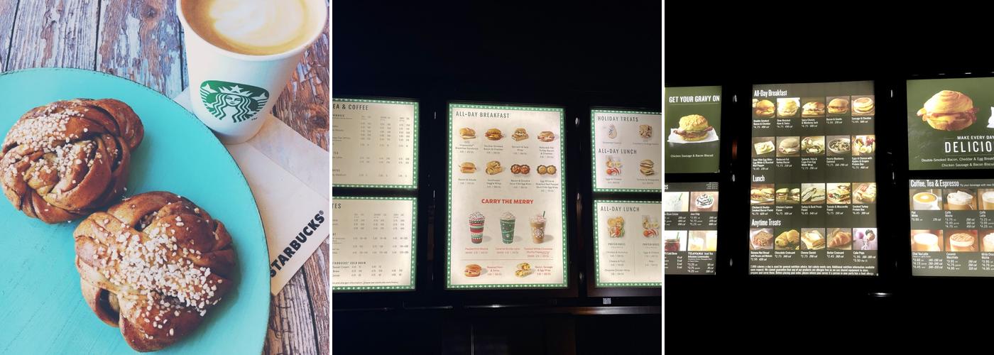 Starbucks Menu