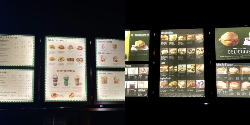 Starbucks Menu