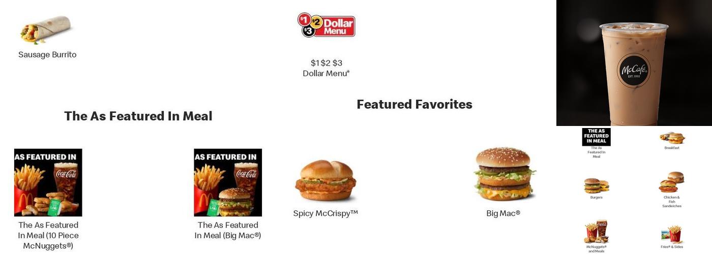 McDonald's Menu