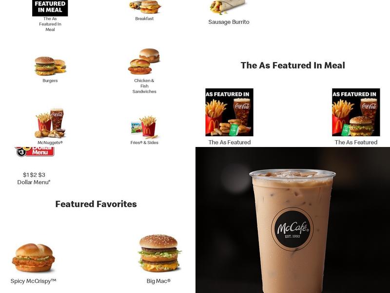 McDonald's Menu