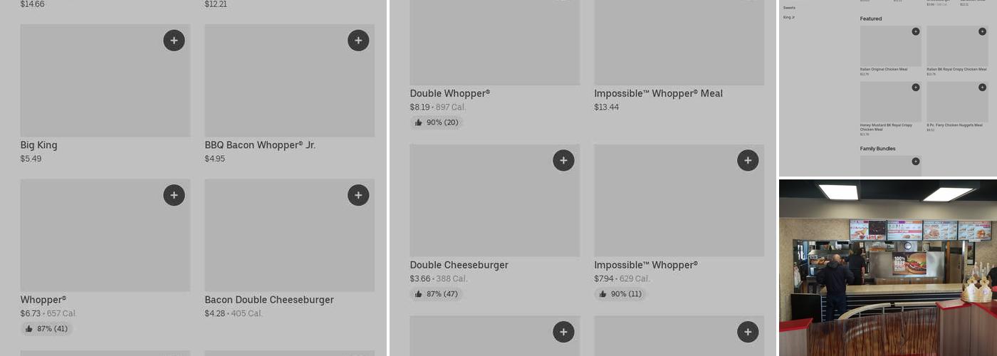 Burger King Menu