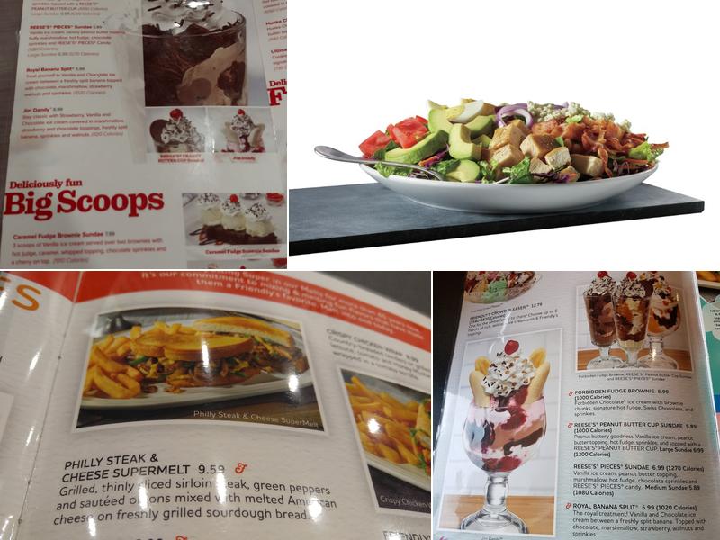Friendly's Menu