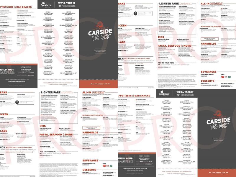 Applebee's Grill + Bar Menu