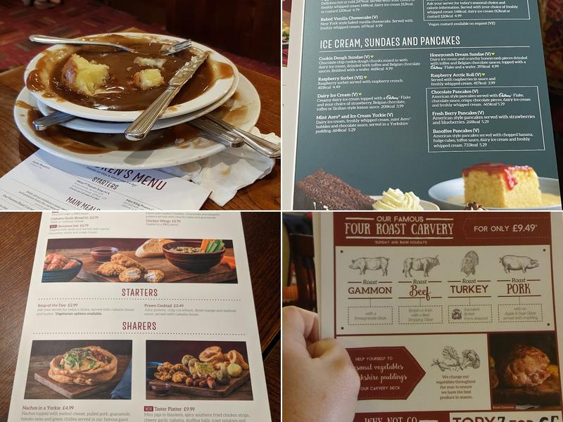 Toby Carvery Aigburth Menu