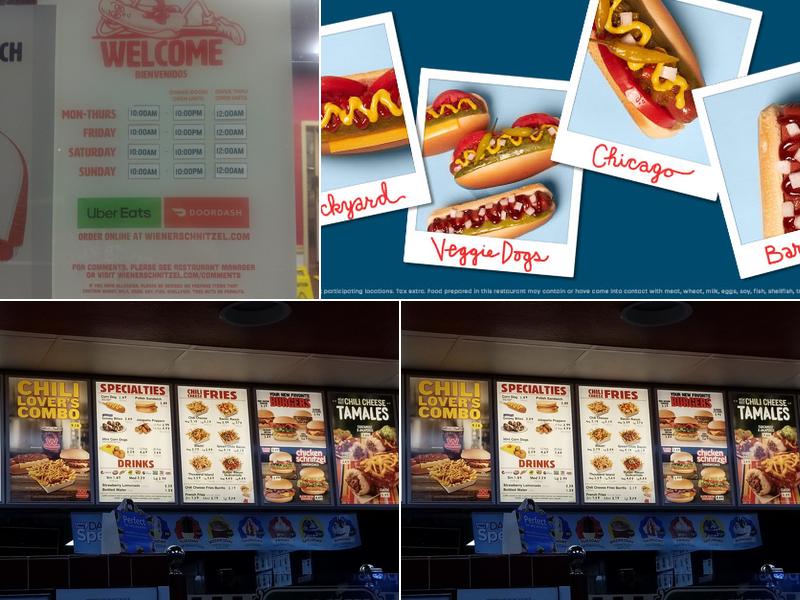 Wienerschnitzel Menu