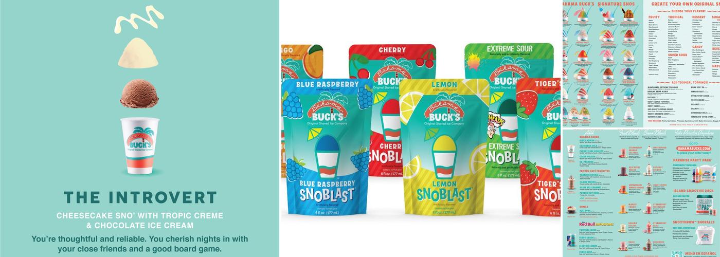 Bahama Buck's - Wichita Falls Menu