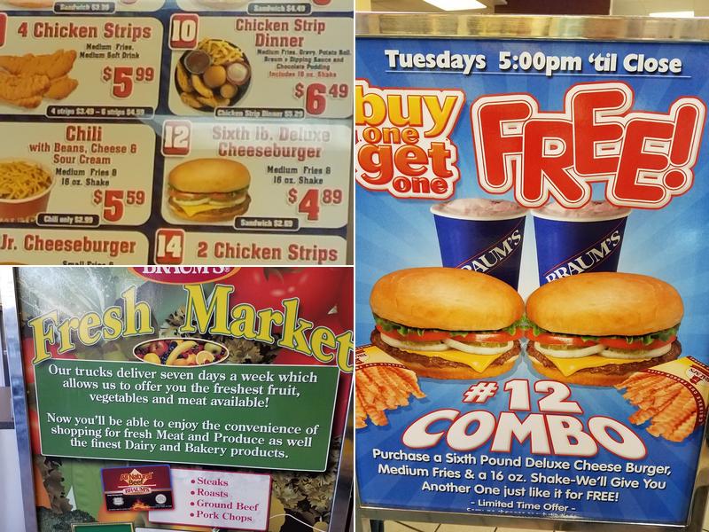 Braum's Ice Cream & Dairy Store Menu