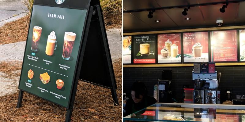 Starbucks Menu