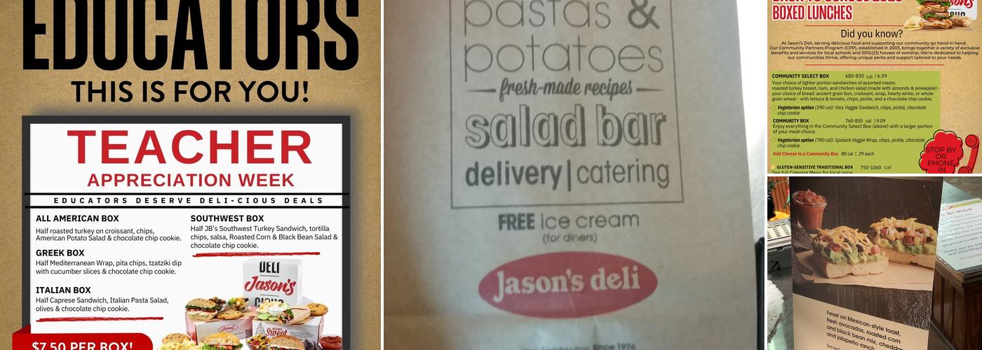 Jason's Deli Menu