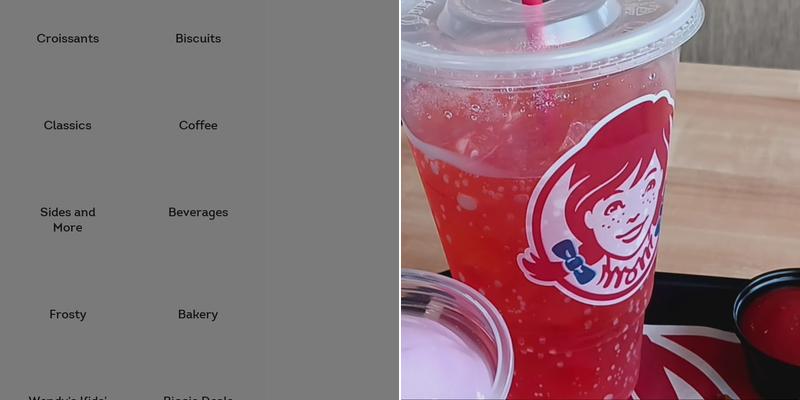 Wendy's Menu