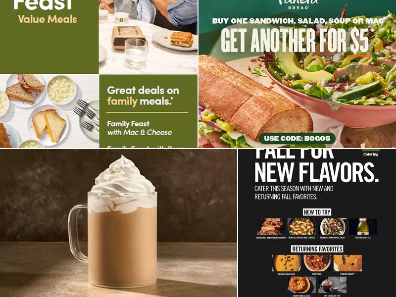 Panera Bread Menu