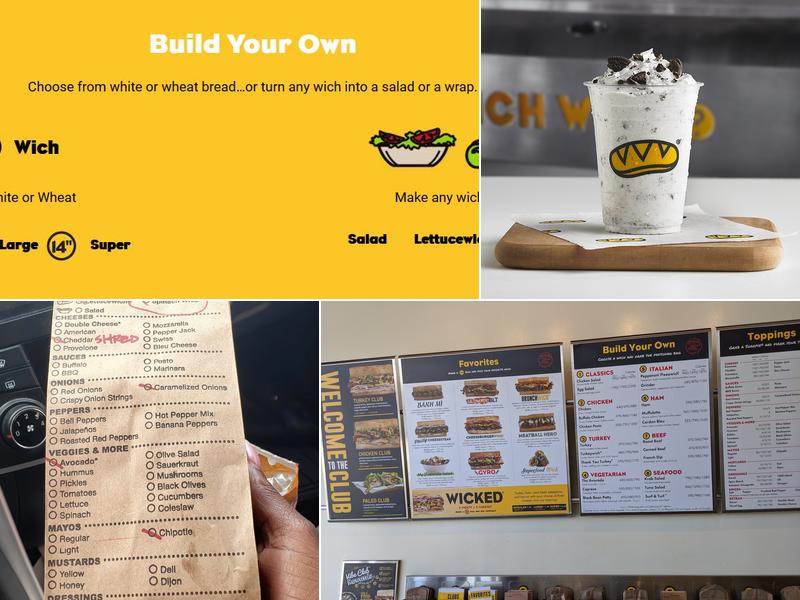 Which Wich Menu