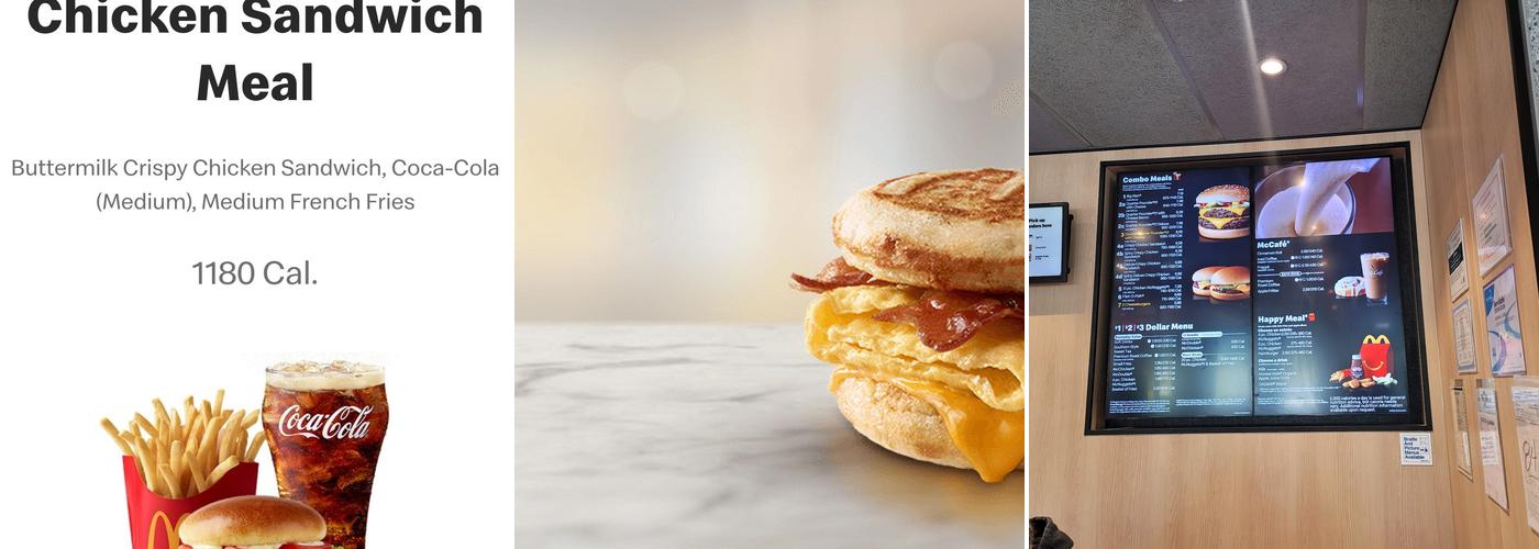 McDonald's Menu