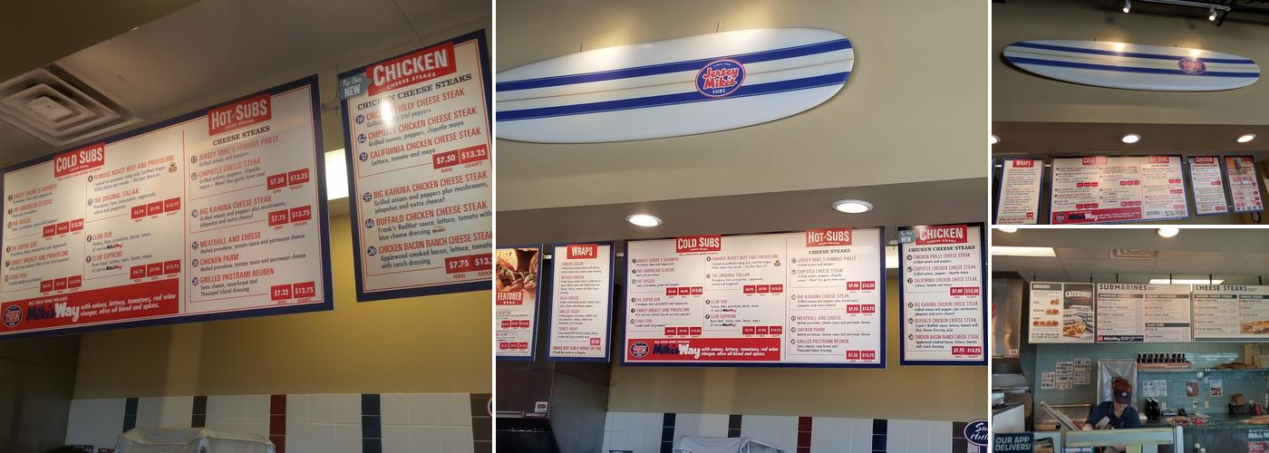 Jersey Mike's Subs Menu
