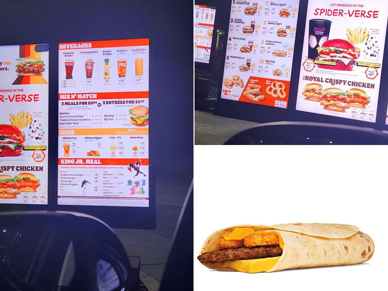 Burger King Menu