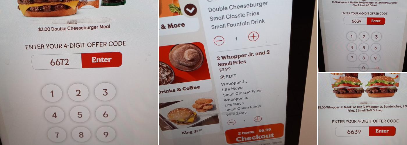 Burger King Menu