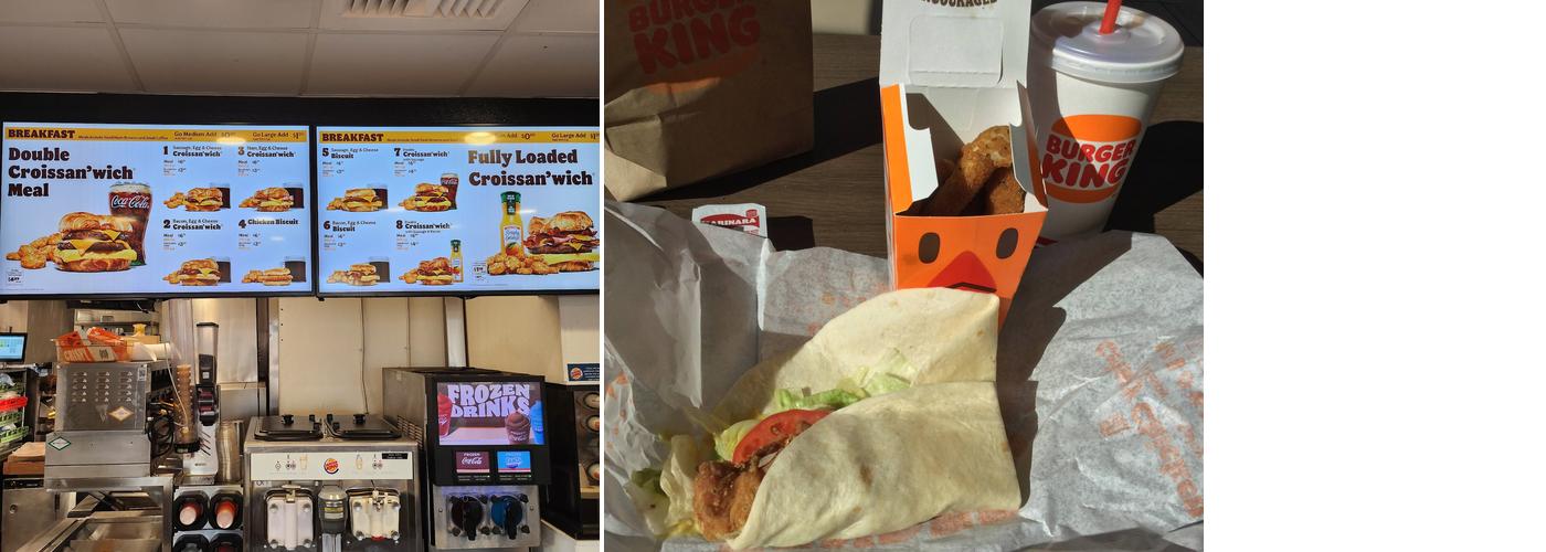 Burger King Menu