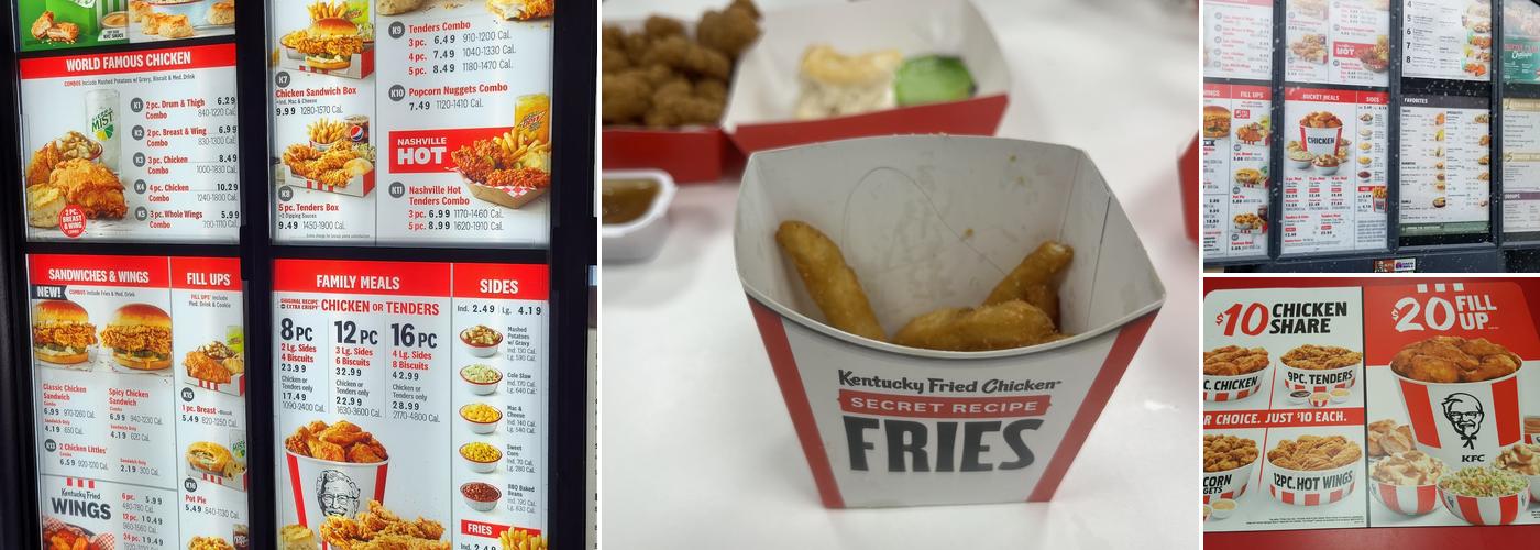 KFC Menu