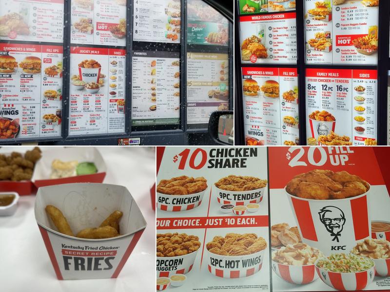 KFC Menu