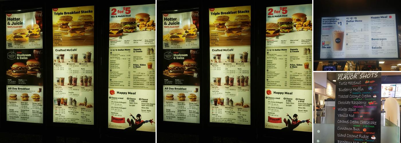 McDonald's Menu