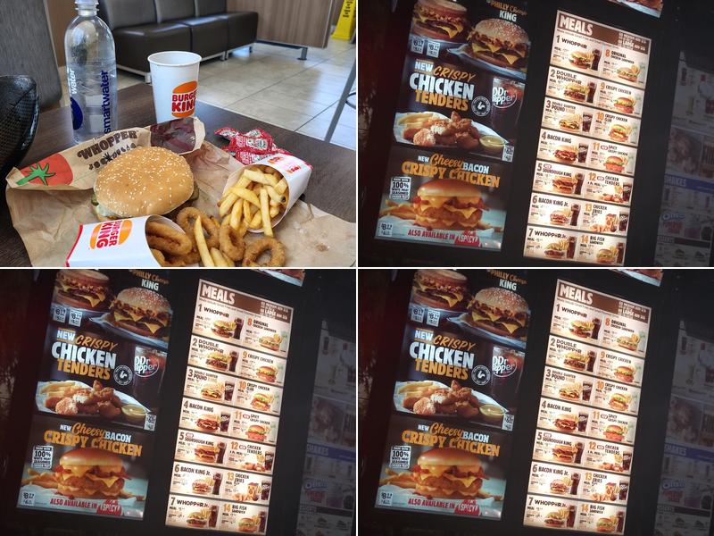 Burger King Menu