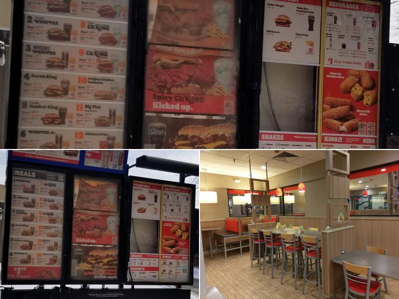 Burger King Menu