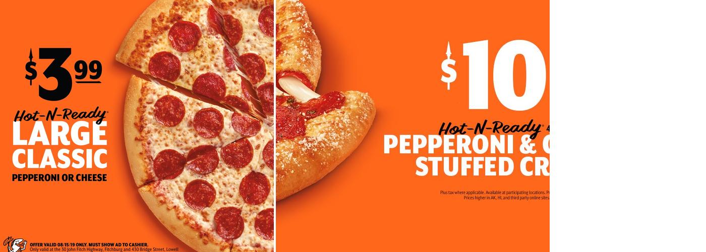 Little Caesars Pizza Menu