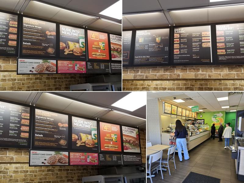 Subway Menu