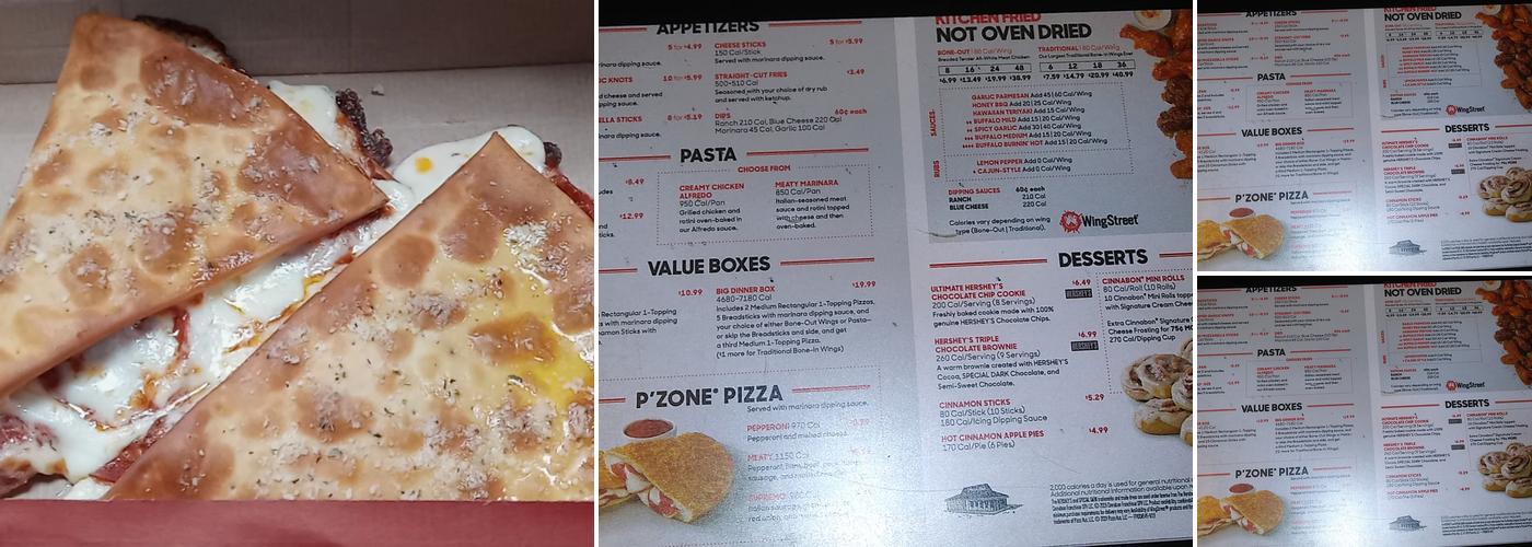 Pizza Hut Menu