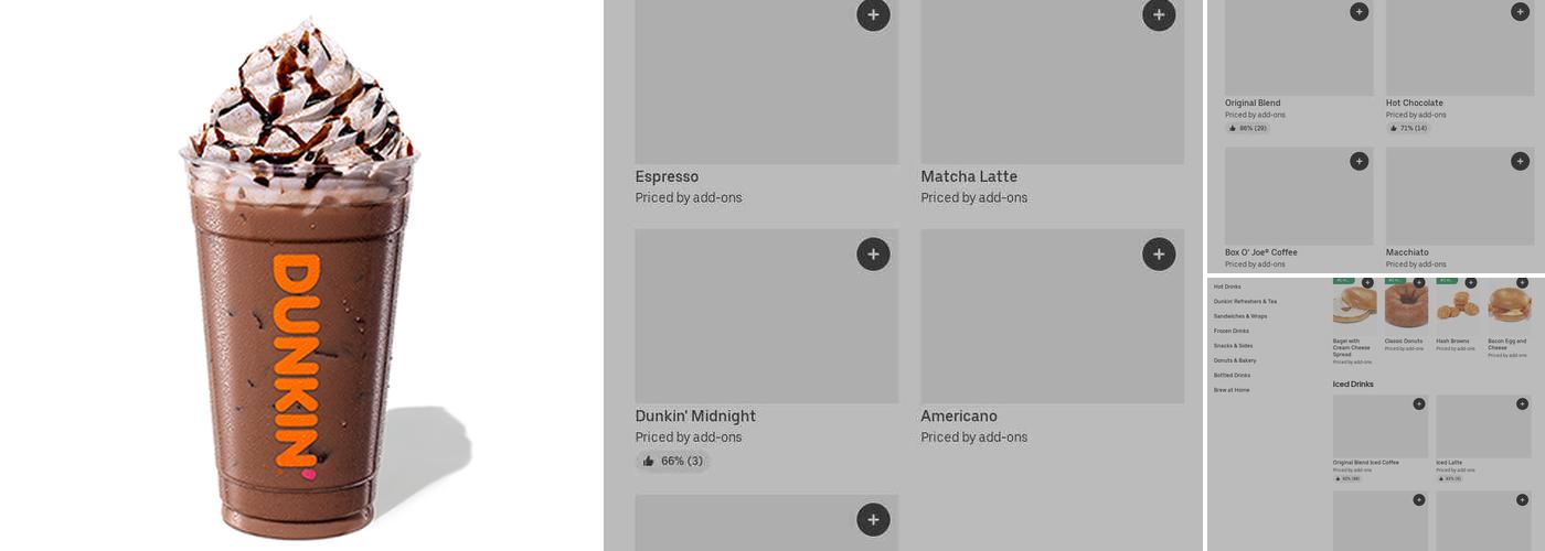 Dunkin' Menu