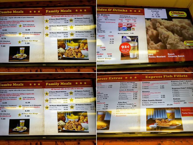 Chicken Express Menu