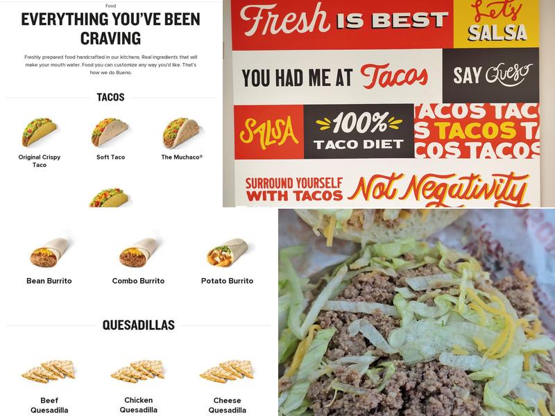 Taco Bueno Menu