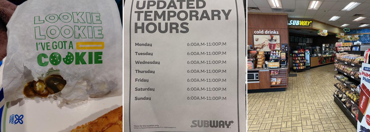 Subway Menu