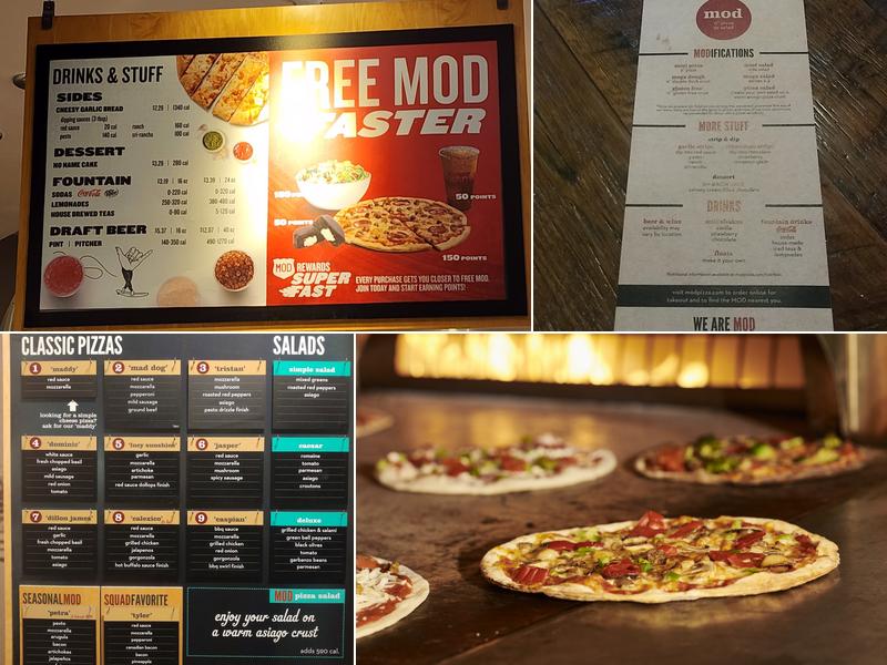 MOD Pizza Menu