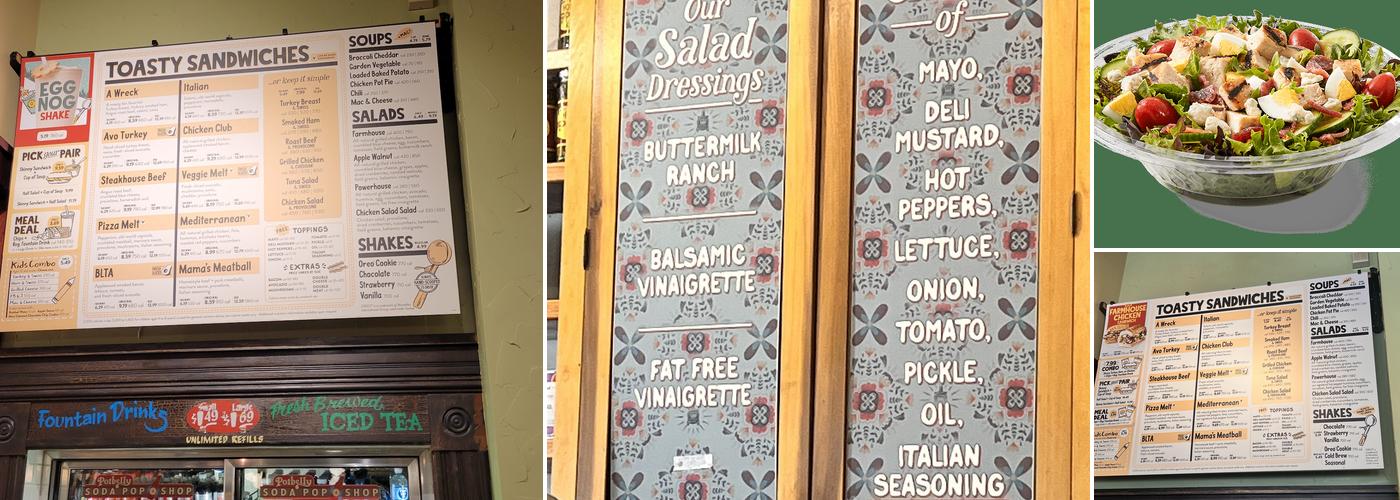 Potbelly Menu