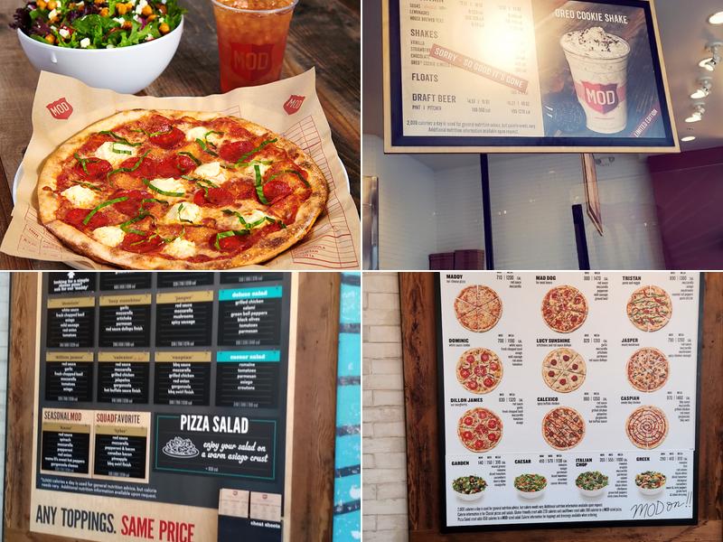 MOD Pizza Menu