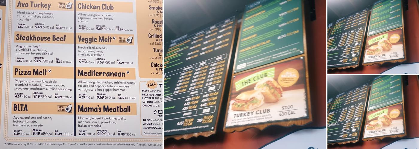 Potbelly Menu