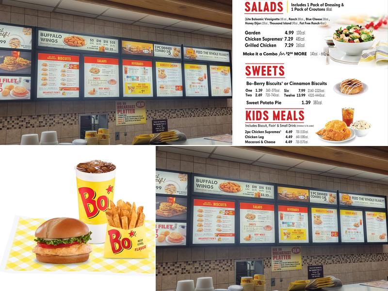 Bojangles Menu