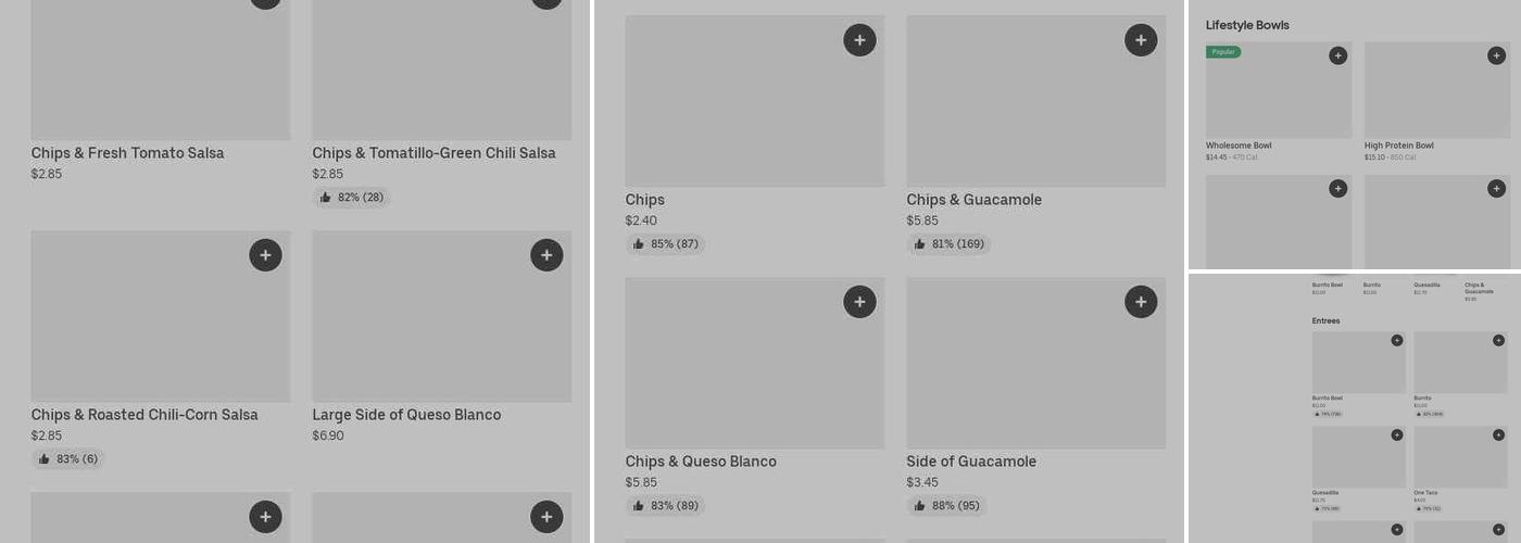 Chipotle Mexican Grill Menu