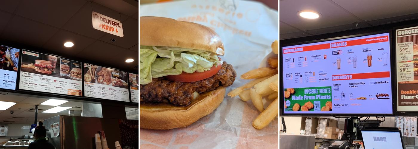 Burger King Menu