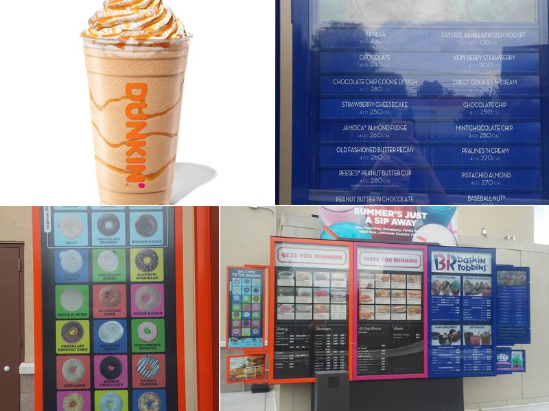 Dunkin' Menu