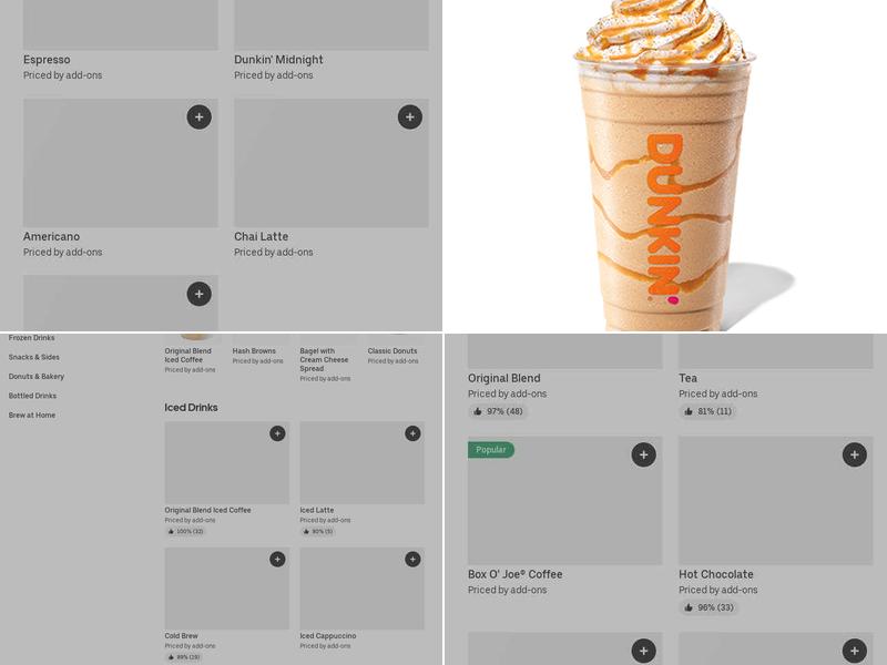 Dunkin' Menu