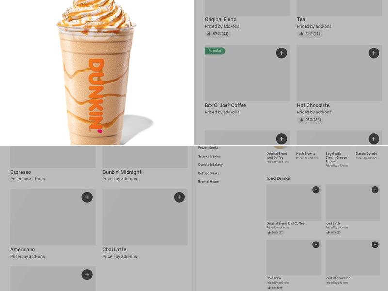 Dunkin' Menu