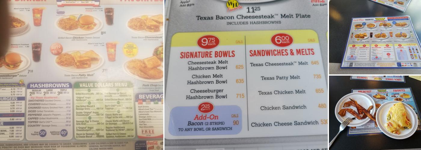 Waffle House Menu