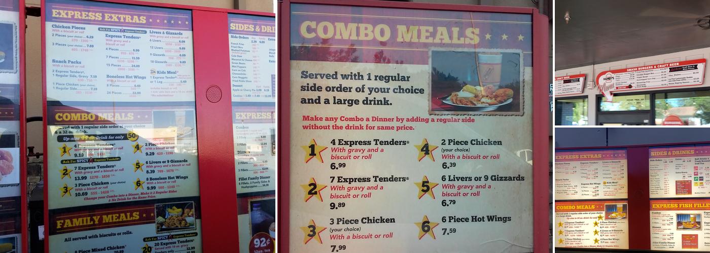 Chicken Express Menu